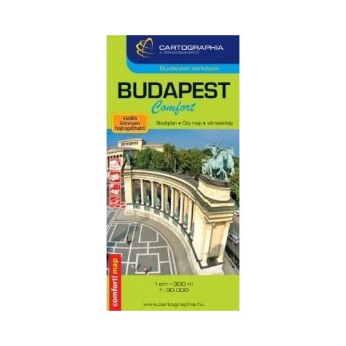 Budapest Comfort térkép 1:30 000