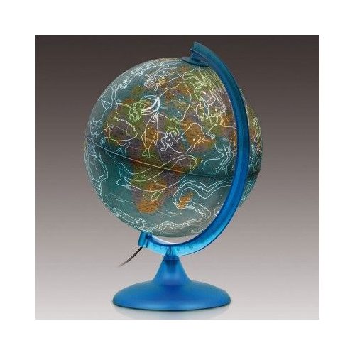 Föld és Csillaggömb 25cm magyar világító