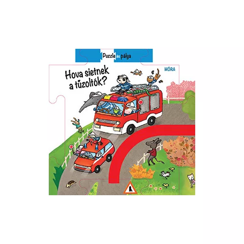 Puzzle és pálya - Hova sietnek a tűzoltók?