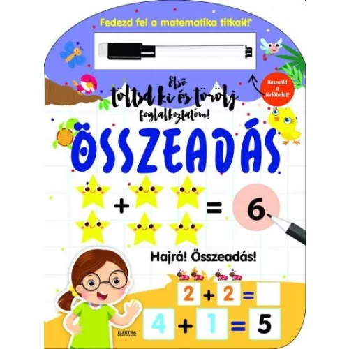 Első töltsd ki és törölj foglalkoztatóm: összeadás