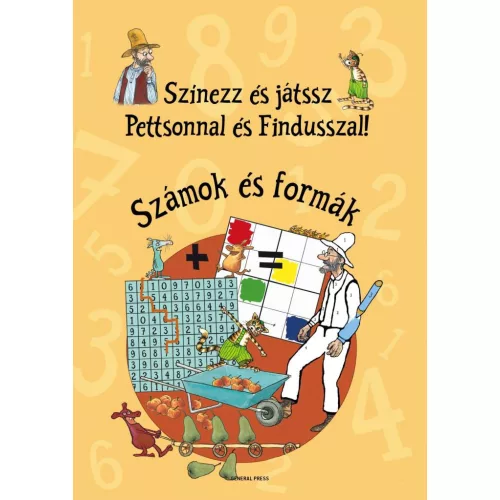 Színezz és játssz Pettsonnal és Findusszal! - Számok és formák