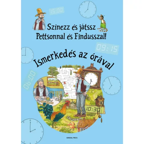 Színezz és játssz Pettsonnal és Findusszal! - Ismerkedés az órával