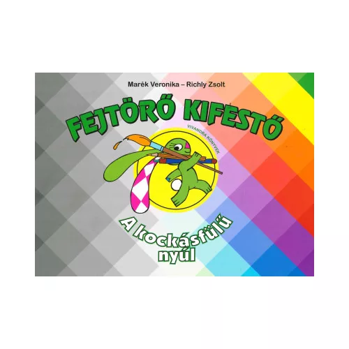 A kockásfülű nyúl - Fejtörő kifestő