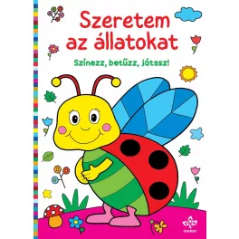 Szeretem az állatokat – Színezz, betűzz, játssz!