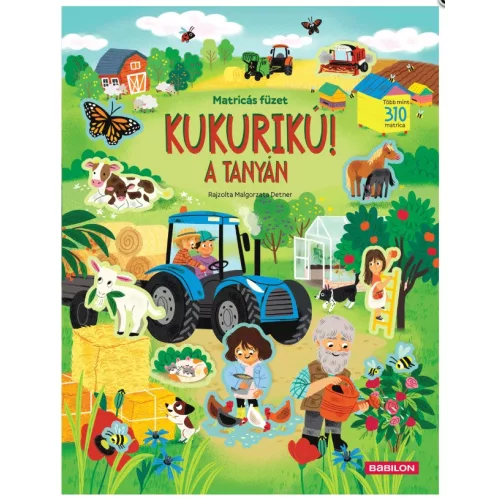 KUKURIKÚ! A TANYÁN - Matricás füzet