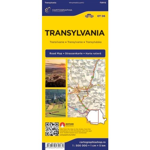 Erdély autótérkép