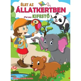Élet az állatkertben - Verses kifestő