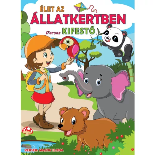 Élet az állatkertben - Verses kifestő