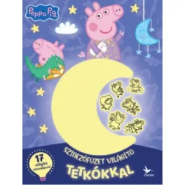 Színezőfüzet világító tetkókkal - Peppa malac