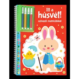 Itt a húsvét! - Színező matricákkal és filctollal